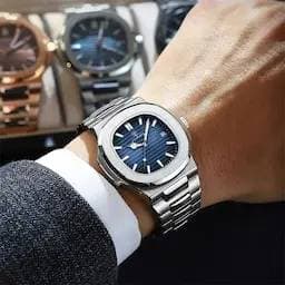 𝗣𝗼𝗲𝗱𝗮𝗴𝗮𝗿 𝟲𝟭𝟯 𝗟𝘂𝘅𝘂𝗿𝘆 𝗪𝗮𝘁𝗰𝗵 (𝗕𝗹𝘂𝗲 𝗰𝗼𝗹𝗼𝘂𝗿 ১বছর গ্যারান্টি) thumbnail 3