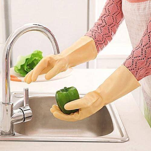 Kitchen Hand Gloves 1Pair (Multicolor) thumbnail 3