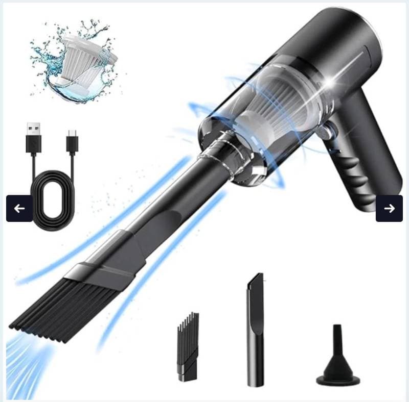 Rechargeable 3 in 1 vacuum cleaner